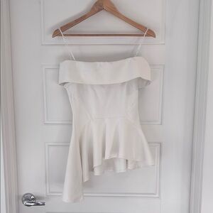 Lulu's Elegant Off-Shoulder Blouse